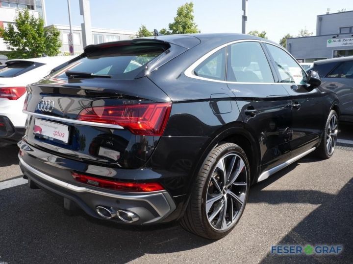 Audi SQ5 Sportback TDI  341CH Navi Matrix Attelage Toit Panoramique Caméra / 38 Noir Métallisé - 2