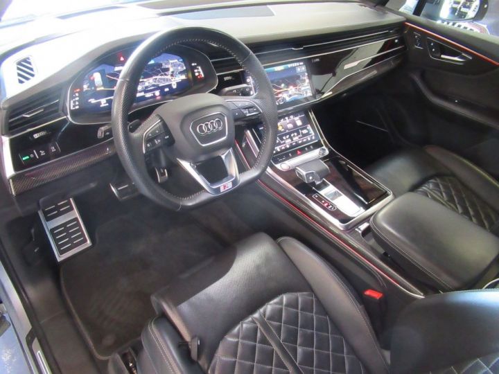 Audi SQ7 4.0 V8 TDI 435CH CLEAN DIESEL QUATTRO TIPTRONIC 7 PLACES Gris Clair - 2