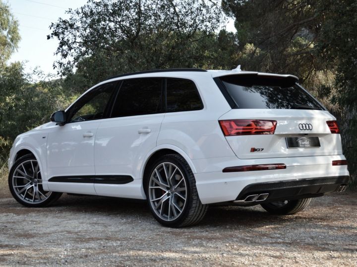 Audi SQ7 EXCEPTIONNEL AUDI SQ7 4M 4.0 V8 TDI 435ch BVA8 2EME MAIN 7 PLACES + DE 57Ke D'OPTIONS MATRIX SIEGES S DIAMANT FULL CUIR 22 B&O 3D ECHAP. SPORT TVA RE Blanc Glacier Metal - 12