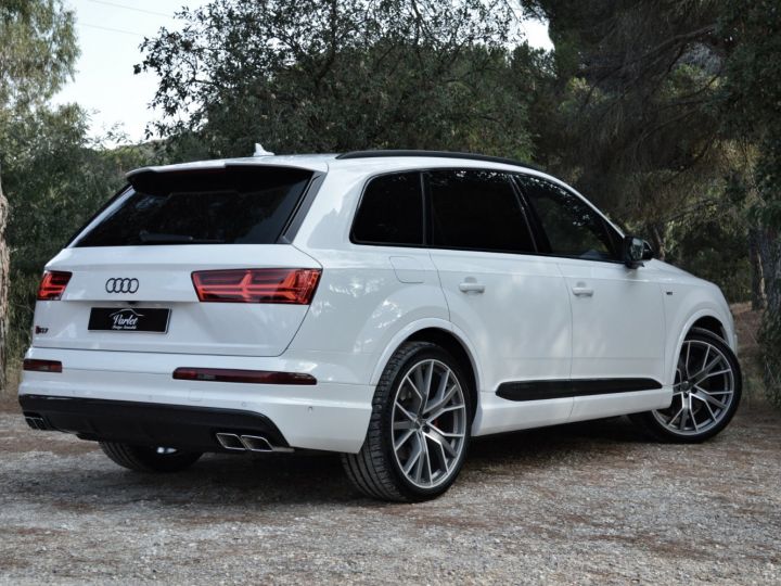 Audi SQ7 EXCEPTIONNEL AUDI SQ7 4M 4.0 V8 TDI 435ch BVA8 2EME MAIN 7 PLACES + DE 57Ke D'OPTIONS MATRIX SIEGES S DIAMANT FULL CUIR 22 B&O 3D ECHAP. SPORT TVA RE Blanc Glacier Metal - 9