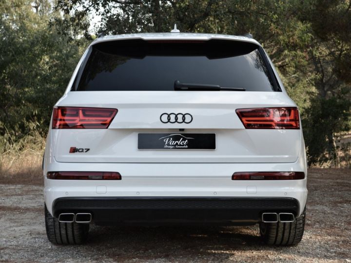 Audi SQ7 EXCEPTIONNEL AUDI SQ7 4M 4.0 V8 TDI 435ch BVA8 2EME MAIN 7 PLACES + DE 57Ke D'OPTIONS MATRIX SIEGES S DIAMANT FULL CUIR 22 B&O 3D ECHAP. SPORT TVA RE Blanc Glacier Metal - 10