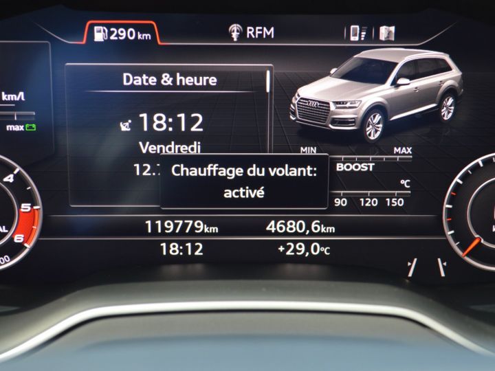 Audi SQ7 EXCEPTIONNEL AUDI SQ7 4M 4.0 V8 TDI 435ch BVA8 2EME MAIN 7 PLACES + DE 57Ke D'OPTIONS MATRIX SIEGES S DIAMANT FULL CUIR 22 B&O 3D ECHAP. SPORT TVA RE Blanc Glacier Metal - 20