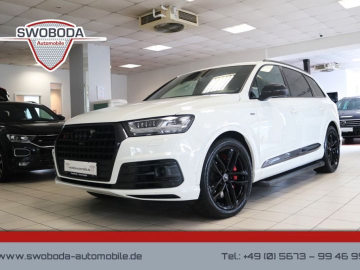 Audi SQ7 V8 4.0 TDI quattro 435 360° BOSE AFF. T.H. TOP Suspension pneumatique Tiptronic, 8 , Garantie 12 mois Prémium Blanche - 1