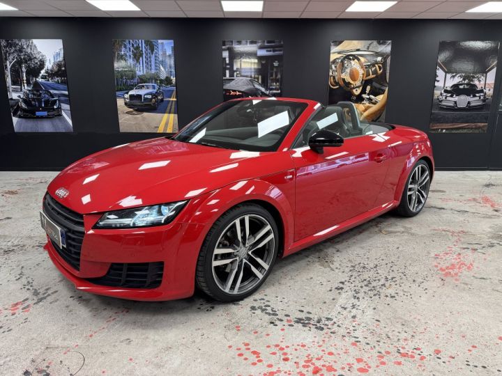 Audi TT 2.0 TFSI 230ch S line quattro 1ère main ROUGE FONCE - 1