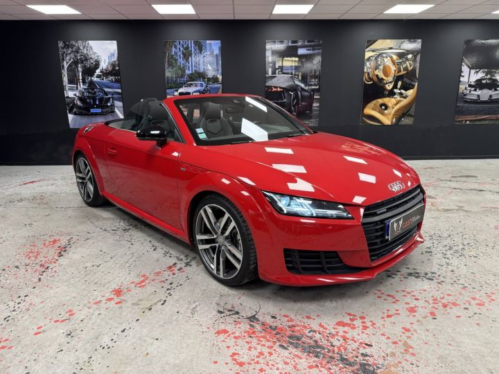 Audi TT 2.0 TFSI 230ch S line quattro 1ère main ROUGE FONCE - 21