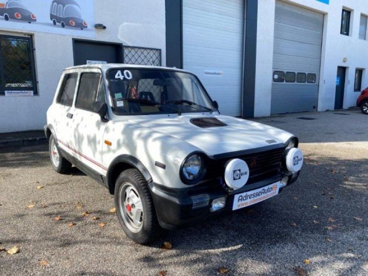 Autobianchi A112 A 112 ABARTH     Essence BLANC - 1