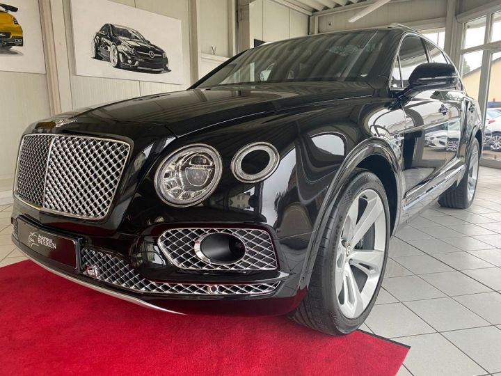 Bentley Bentayga V6 3.0 Hybrid plug-in 449 ch 4WD Autom. Mulliner TOP 360° 5 Sièges Sièges AV,AR chauffants électriques , AV massants, ventilés , Garantie 12 mois Prém Noire - 1