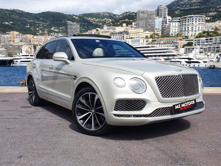 Bentley Bentayga V8 DIESEL 435 CV White Sand Vendu - 5