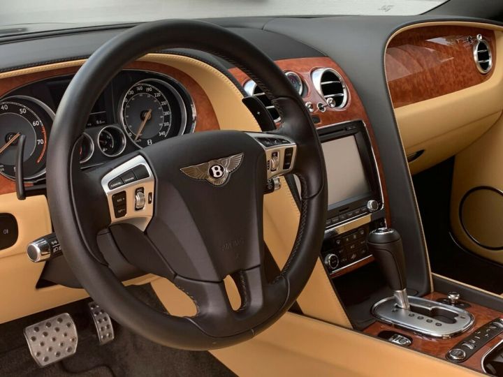 Bentley Continental GT 6.0 W12 * CUIR BEIGE * Caméra * 20' * Garantie 12 mois Noir - 8