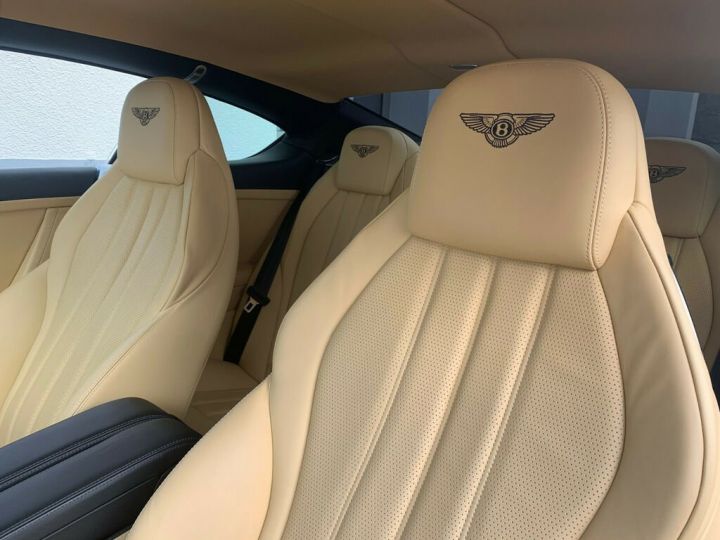 Bentley Continental GT 6.0 W12 * CUIR BEIGE * Caméra * 20' * Garantie 12 mois Noir - 10
