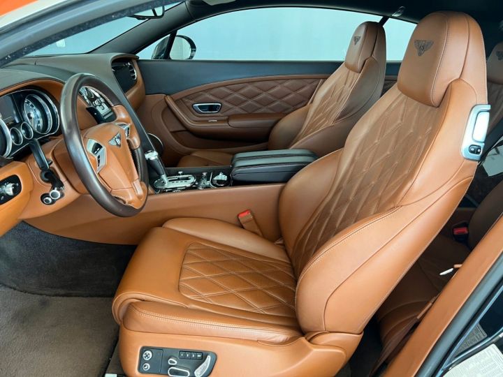 Bentley Continental GT W12 6.0 MULLINER EXCLUSIVE SUIVI COMPLET GARANTIE 12 MOIS NOIR / CARAMEL - 10