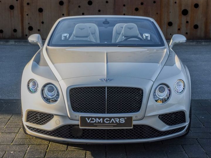 Bentley Continental GTC 4.0 V8 S 528 Ch 4WD*ACC *JA20* 1èreM* MULLINER*MASSAGE* Sièges Chauffants Massants Ventilés * Garantie 12 Mois Prémium Blanche - 5