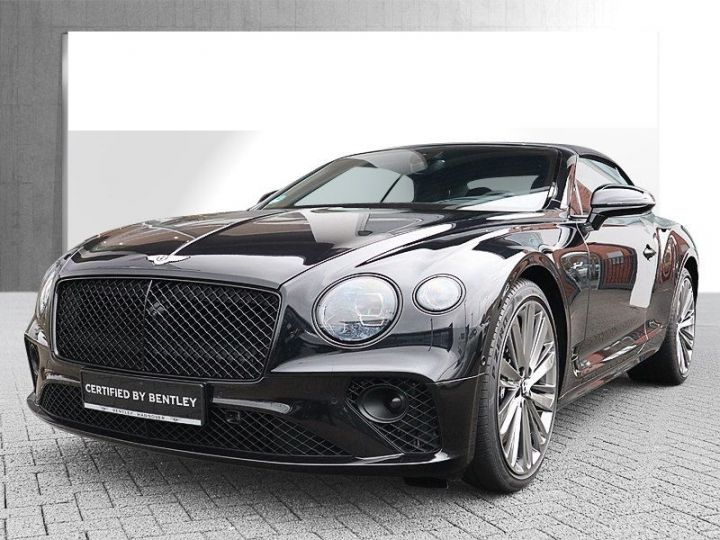 Bentley Continental GTC Speed W12 659ch Touring*Naim*Ecran rotatif*Garantie*Première main Noir onyx - 1