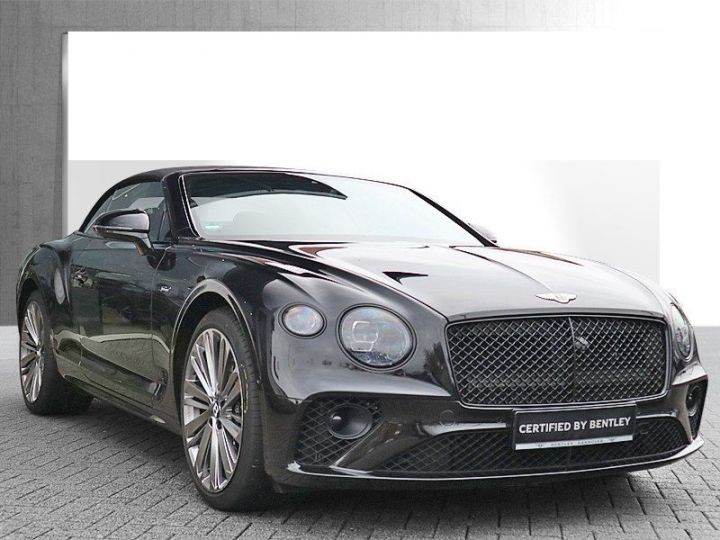 Bentley Continental GTC Speed W12 659ch Touring*Naim*Ecran rotatif*Garantie*Première main Noir onyx - 3