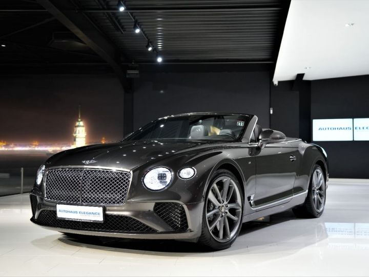 Bentley Continental GTC V8 4.0 S 549 MULLINER B&O Caméra Entretien Bentley Gris Métallisé Sièges Massants Et Ventilés Garantie 12 Mois Prémium Grise - 1