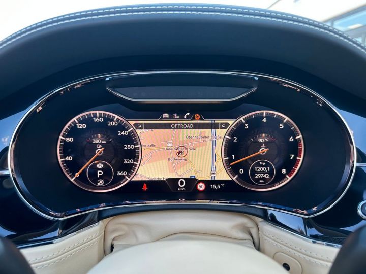 Bentley Continental GTC W12 6.0 635  Mulliner/ACC / Caméra 360° /Ventilation du siège / Garantie 12 mois Prémium Noire - 15