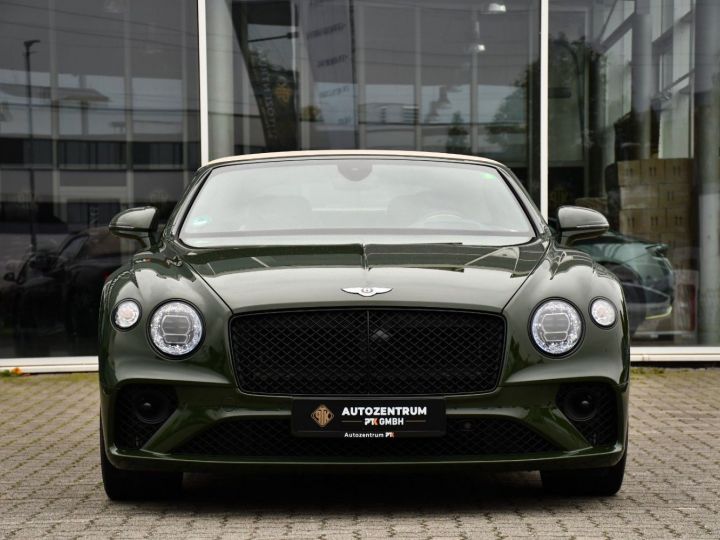 Bentley Continental GTC W12 First Edition 635ch Affichage tête haute Vision nocturne Garantie Vert foncé - 2