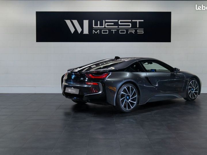 BMW i8 362 Ch – Immat France 14 226 kms Harman Kardon Cam recul Sièges élec. Chauffants 773EMOIS Gris - 4