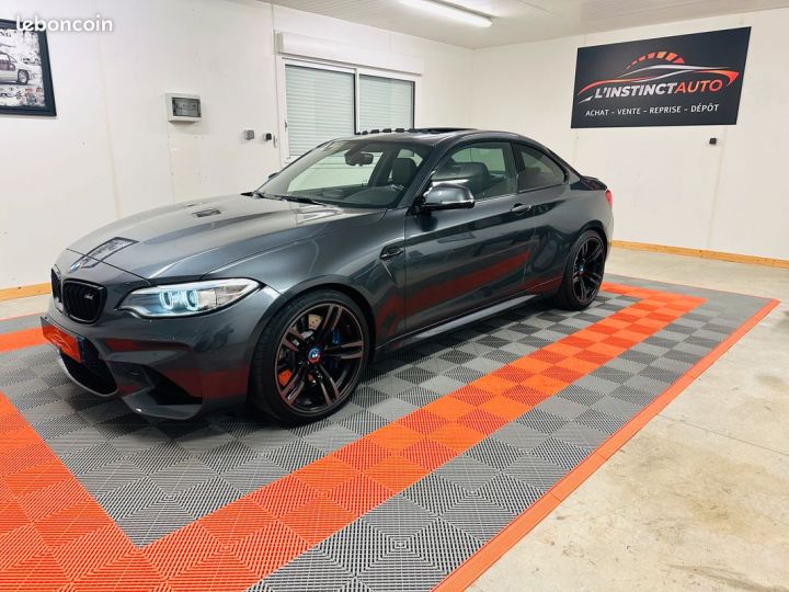 BMW M2 3.0 370 Ch DKG BVA + FRANÇAISE + Système Audio Harman Kardon + Toit Ouvrant + Sièges électriques + Entretien Full BMW Gris - 3