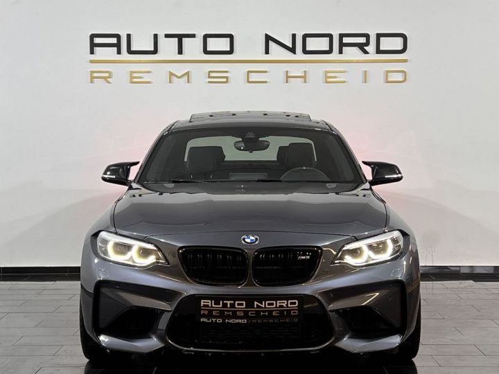 BMW M2 BMW M2 Coupé 370 ch DKG7 Carbon CUIR Gd GPS HKardon Caméra  T.O. Garantie 12 mois  Gris métallisé - 2