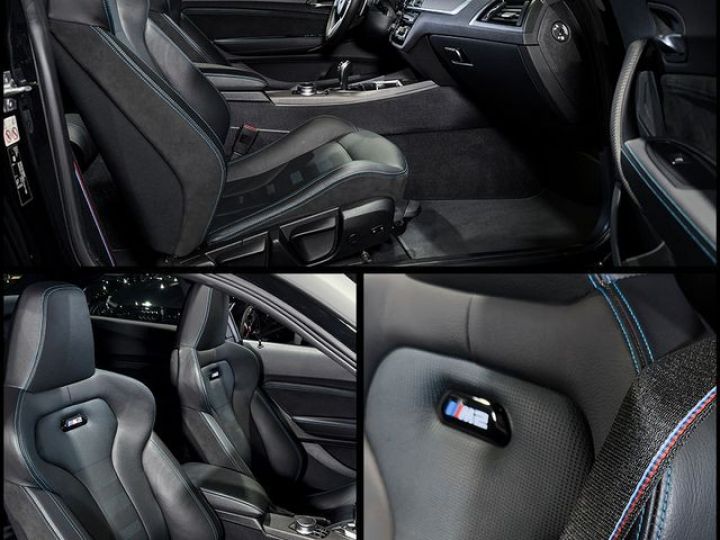 BMW M2 Compétition 3.0 410 MDKG – Immat France Toit Ouvrant Feux LED adapt. Cam Recul Harman Kardon Carplay 913EMOIS Noir - 8