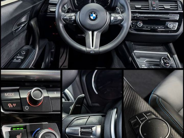 BMW M2 Compétition 3.0 410 MDKG – Immat France Toit Ouvrant Feux LED adapt. Cam Recul Harman Kardon Carplay 913EMOIS Noir - 9