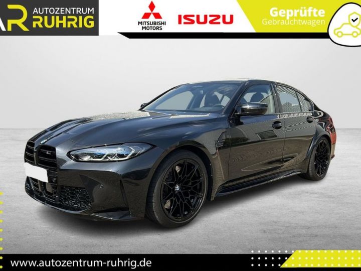 BMW M3 6L 3.0 L Bi-turbo Competition 510 G80 x-Drive  HeadUP *H&K*Carbon*LED* 360° Garantie 4 mois BMW Reconductible 1èreM Noire - 1