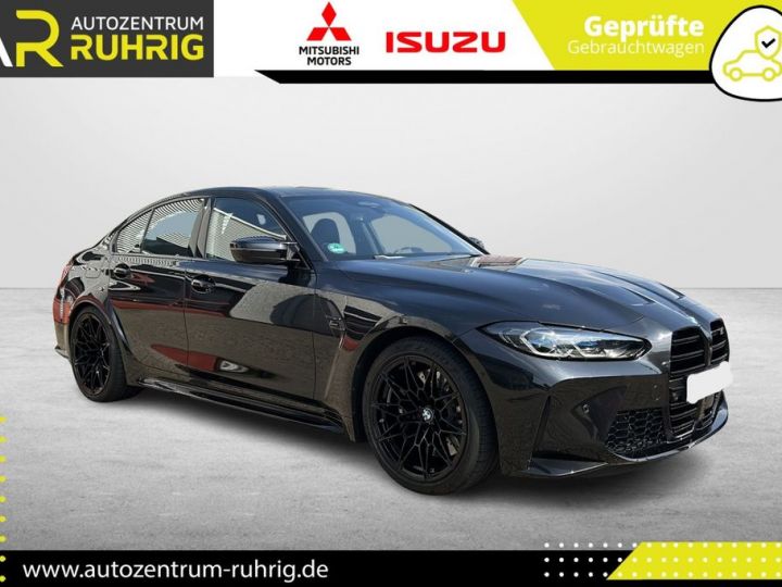 BMW M3 6L 3.0 L Bi-turbo Competition 510 G80 x-Drive  HeadUP *H&K*Carbon*LED* 360° Garantie 4 mois BMW Reconductible 1èreM Noire - 2