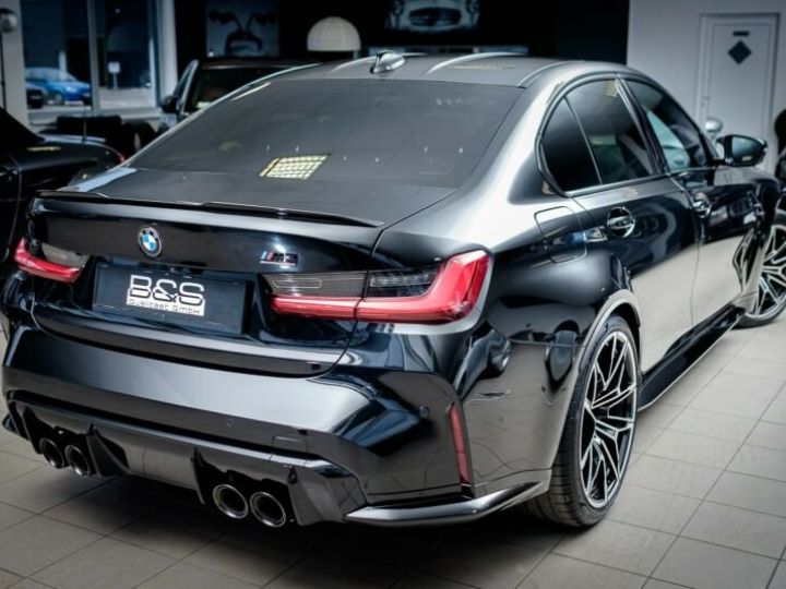 BMW M3 BMW M3 Competition 510,Aff TH,ACC,HK,360°, Pack Sport , Gar. Usine 05/2023, CG et Ecotaxe incluses Noire - 4