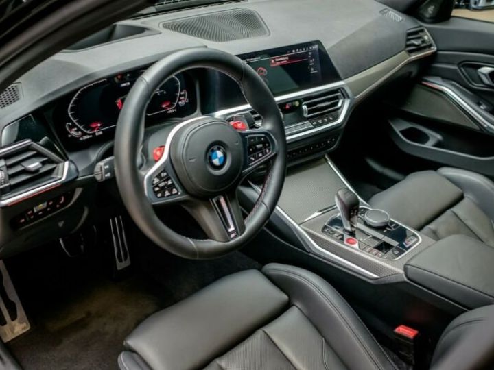 BMW M3 BMW M3 Competition 510,Aff TH,ACC,HK,360°, Pack Sport , Gar. Usine 05/2023, CG et Ecotaxe incluses Noire - 10