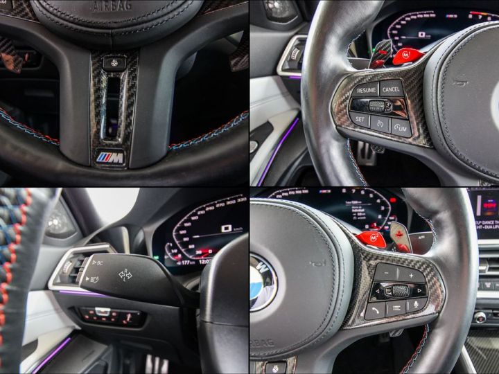 BMW M3 Competition /Carbon/ 360°/ Laser/ 510 ch / 1èreM / HK / Garantie 12 mois prémium Bleu - 17