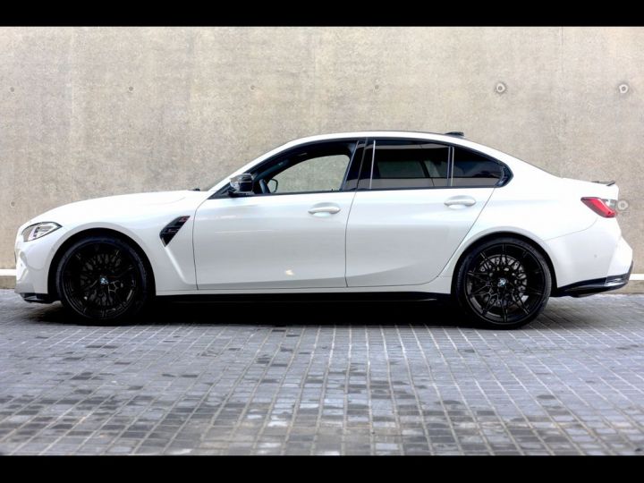 BMW M3 COMPETITION G80 XDRIVE° SHADOW° CAM° KEYLESSGO Toit Carbon Garantie 12 mois Prémium Blanche - 3