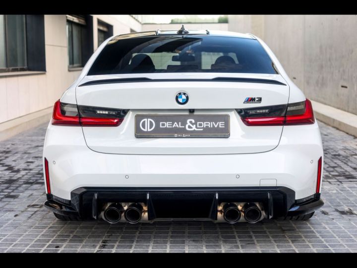 BMW M3 COMPETITION G80 XDRIVE° SHADOW° CAM° KEYLESSGO Toit Carbon Garantie 12 mois Prémium Blanche - 5