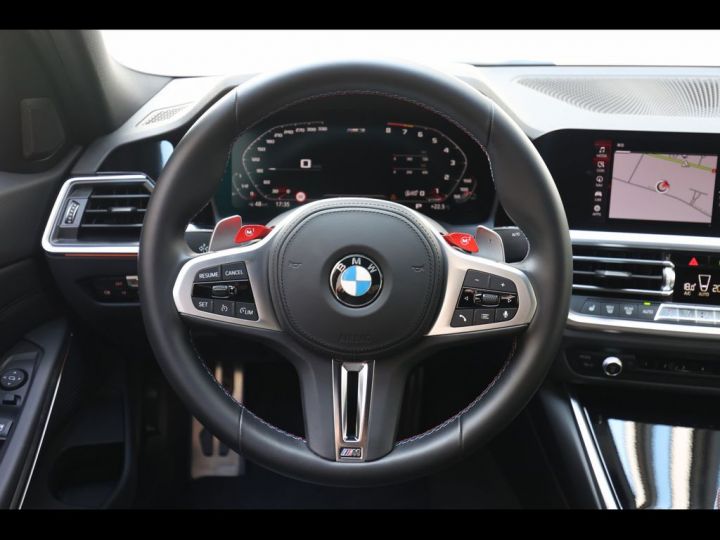 BMW M3 COMPETITION G80 XDRIVE° SHADOW° CAM° KEYLESSGO Toit Carbon Garantie 12 mois Prémium Blanche - 7