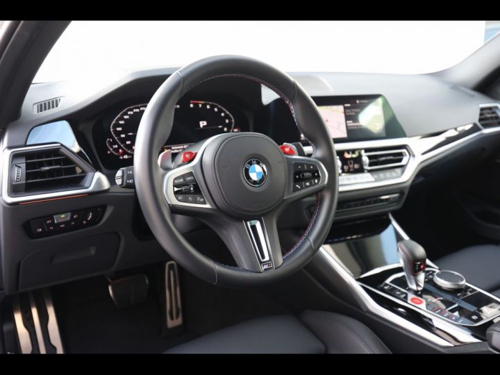 BMW M3 COMPETITION G80 XDRIVE° SHADOW° CAM° KEYLESSGO Toit Carbon Garantie 12 mois Prémium Blanche - 9