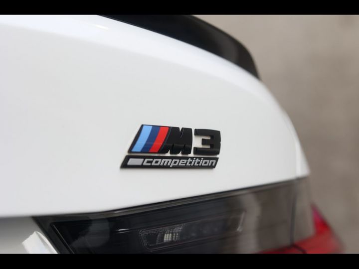 BMW M3 COMPETITION G80 XDRIVE° SHADOW° CAM° KEYLESSGO Toit Carbon Garantie 12 mois Prémium Blanche - 14