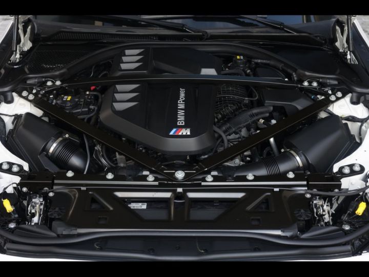 BMW M3 COMPETITION G80 XDRIVE° SHADOW° CAM° KEYLESSGO Toit Carbon Garantie 12 mois Prémium Blanche - 24