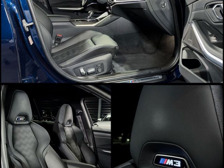 BMW M3 Compétition Touring 3.0 510 – 1°Main Française Carbone Tête Haute Harman Kardon TVA 1219EMOIS Bleu - 8