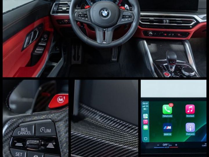 BMW M3 Compétition Touring 3.0 510 – Française Baquets Carbone Tête Haute Harman Kardon 1219EMOIS Gris - 9