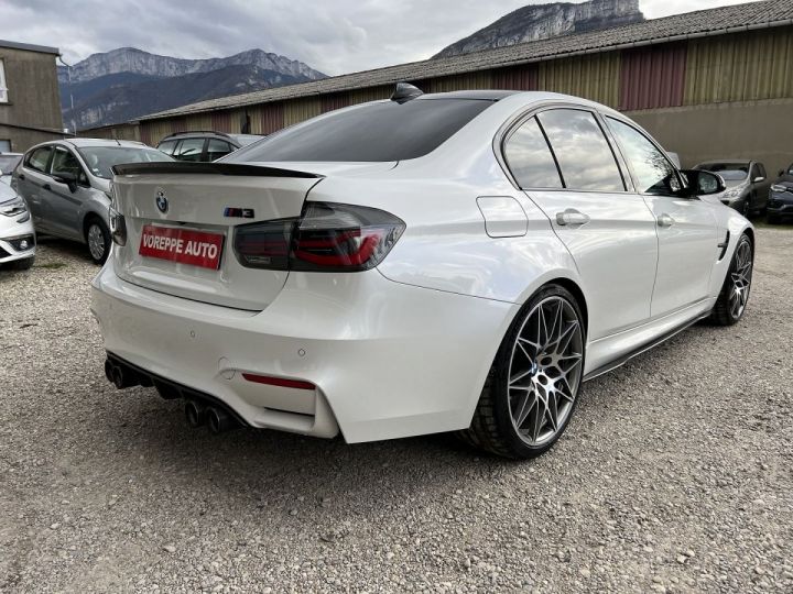 BMW M3 (F80) 3.0 450CH PACK COMPETITION M DKG / FULL CARBONE 14000 EUROS D OPTION / Blanc - 4