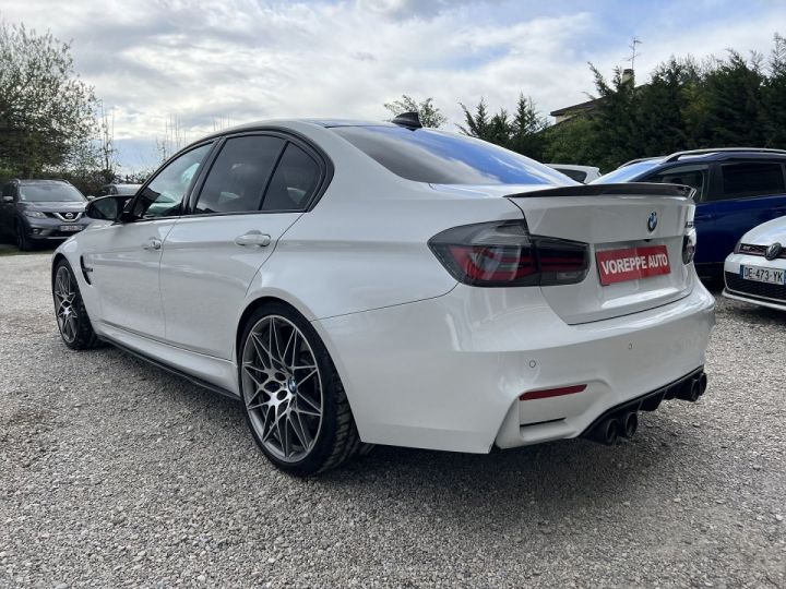 BMW M3 (F80) 3.0 450CH PACK COMPETITION M DKG / FULL CARBONE 14000 EUROS D OPTION / Blanc - 6