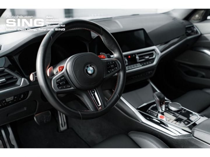 BMW M3 G80 Competition 510 *Carbon*Park-Assist-Pak. Plus*H/Kardon 1èreM 360° Garantie 12 mois Prémium Grise - 11