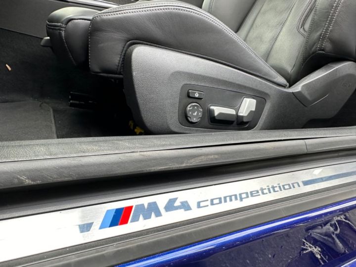 BMW M4 G82 Coupe Compétition XDrive 510  * Caméra 360° * Carbon * Affichage tête haute * Garantie 12 Mois Prémium Bleu - 11