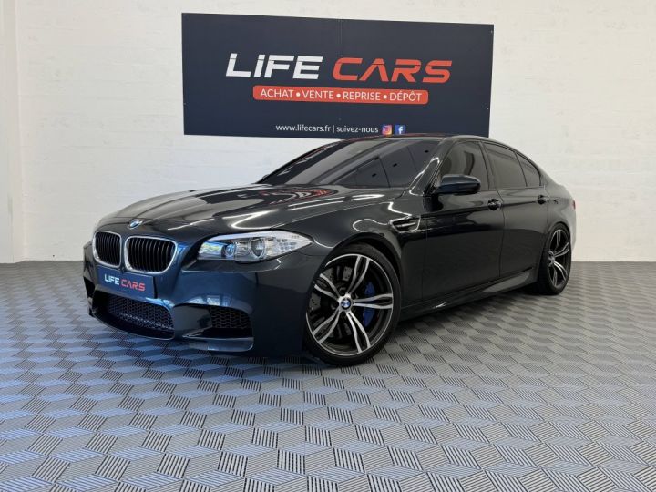 BMW M5 (F10M) 560ch Française entretien complet échappement sport état showroom GRIS - 2