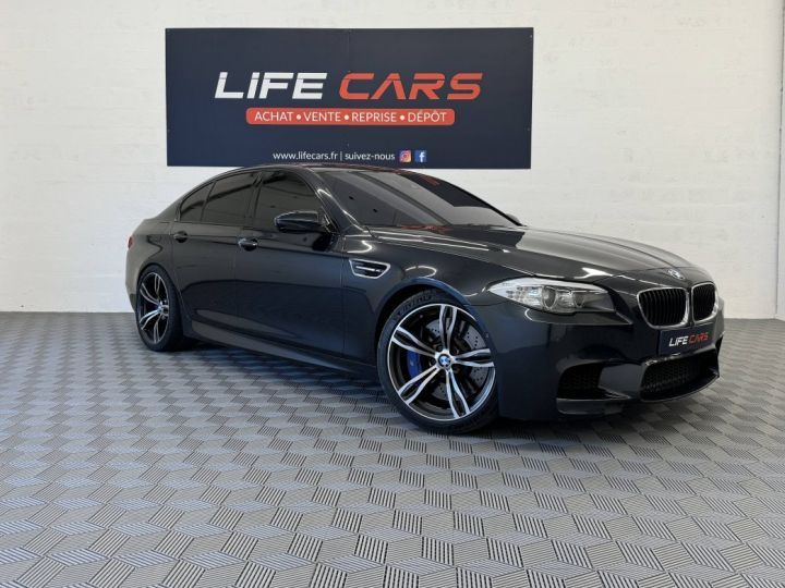 BMW M5 (F10M) 560ch Française entretien complet échappement sport état showroom GRIS - 4