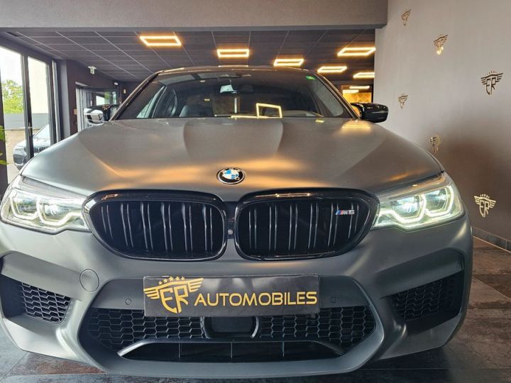 BMW M5 F90 COMPETITION EDITION 35ème ANNIVERSAIRE 1-350 V8 4.4 Bi-Turbo 625 ch M Steptronic SOFT CLOSE ACC DCC TOIT BOWERS WILKINS 350 exemplaires DANS LE MO Gris - 2