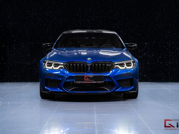 BMW M5 V8 4.4 L 625 Compétition F90 X-DriveTOIT CARBON HKardon Céramic Garantie 12 Mois Prémium Bleu - 2