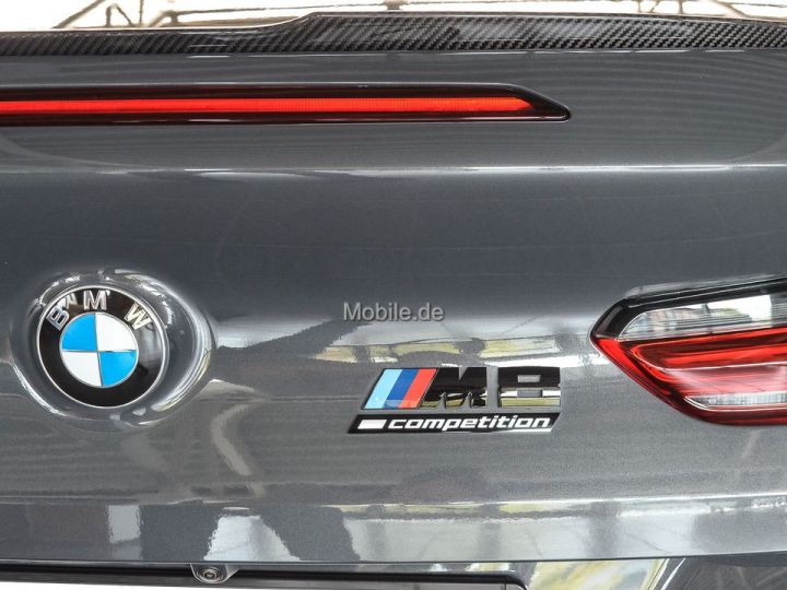 BMW M8 Competition F91 xDrive Cabrio 625 Laserlicht M Carbon HKardon 360° 1èreM Affichage tête haute Garantie 12 mois Prémium Grise - 10