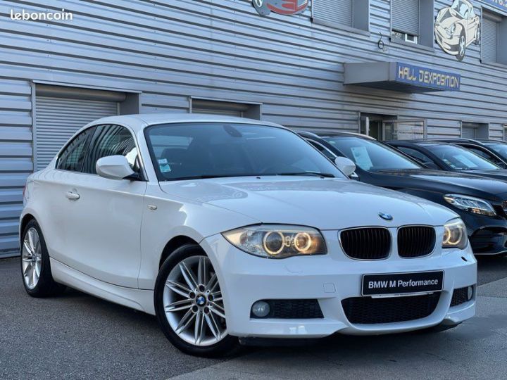 BMW Série 1 Coupe E82 118d 143ch Edition M Sport Design Blanc - 1