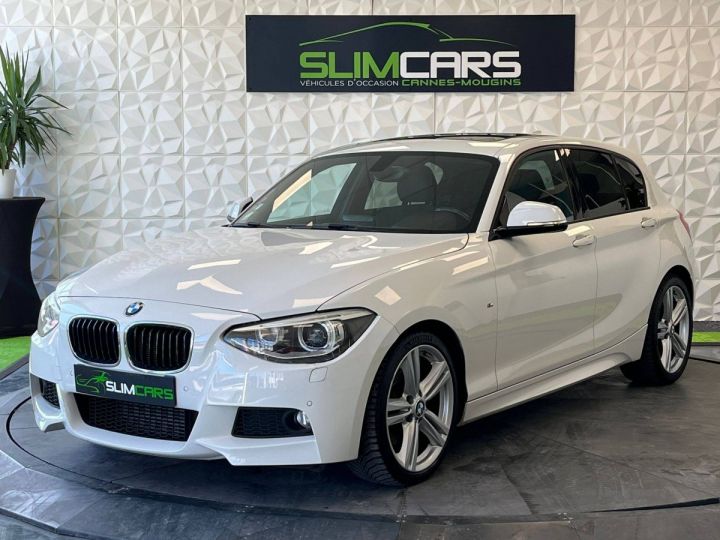 BMW Série 1 II (F21/20) 125d 218ch M Sport 5p BLANC - 1